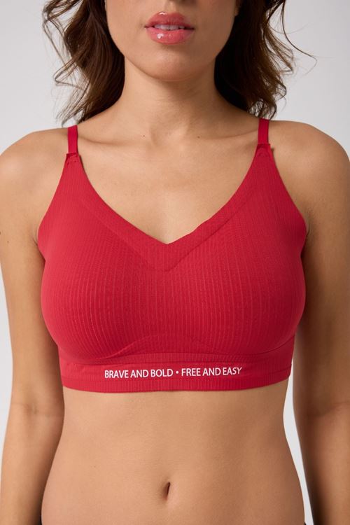 Leswear Lazer Kesim Kırmızı Renk Sütyen | Şıklık ve Rahatlık Bir Arada