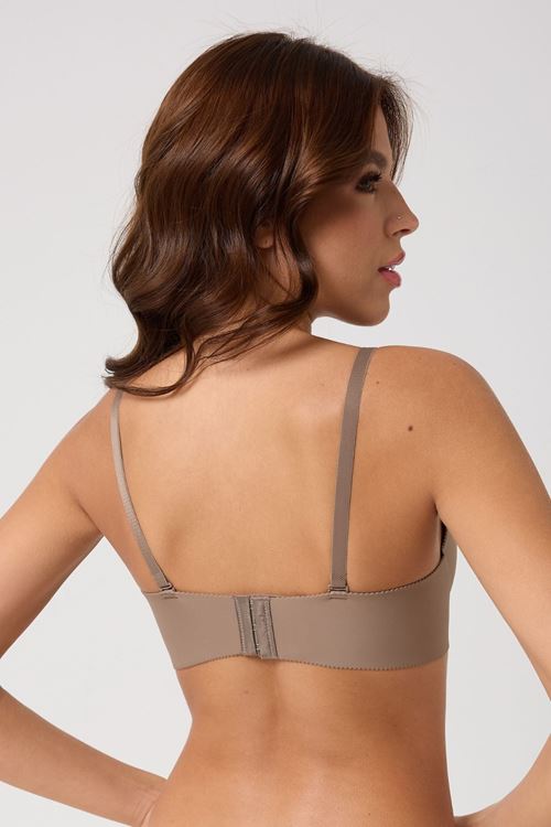 Leswear Sütyen Lazer Kesim Kahve Renk Sütyen – Günlük Şıklık