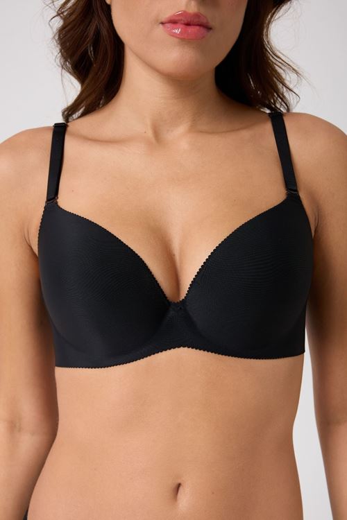 Leswear Sütyen Lazer Kesim Siyah Renk Sütyen – İz Yapmayan Şıklık