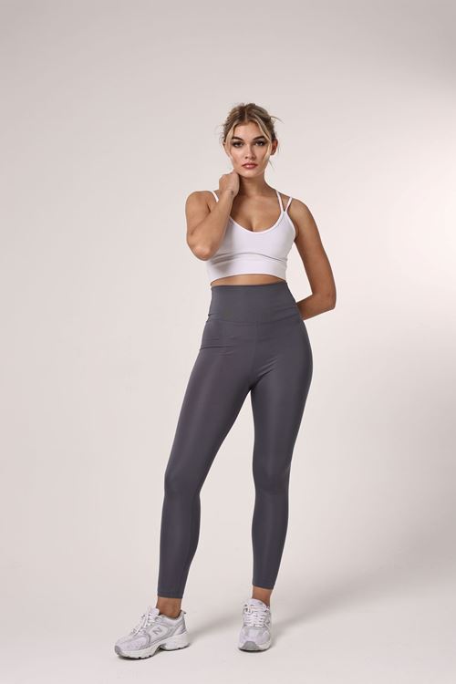 Leswear Tayt Gri Renk – Şık ve Konforlu Günlük Tayt