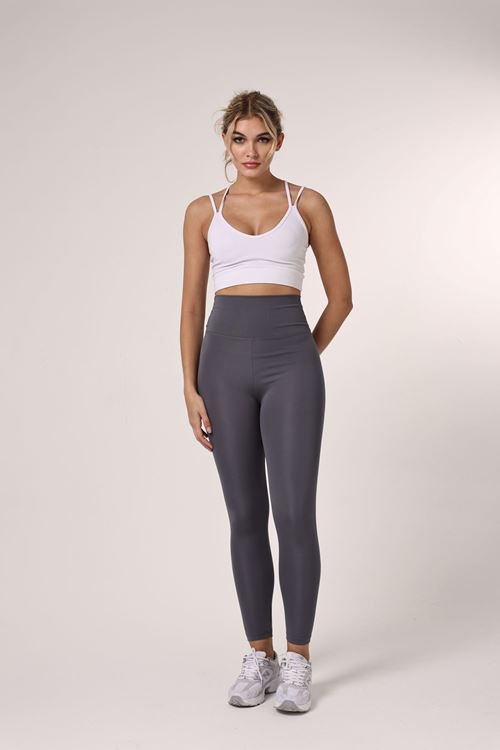 Leswear Tayt Gri Renk – Şık ve Konforlu Günlük Tayt