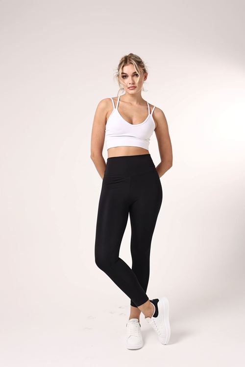 Leswear Tayt Siyah Renk – Şık ve Konforlu Günlük Tayt