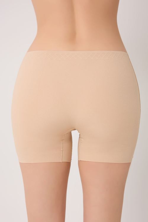 Leswear Boxer Korse Ten Rengi Toparlayıcı Ve Sıkılaştırıcı Lazer Kesim İz Yapmaz