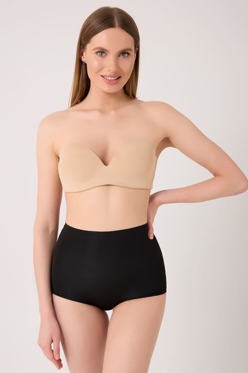 Leswear Slip Korse Göbek Alt Karın Bel ve Basen Toparlayıcı Lazer Kesim Yüksek Bel Korse