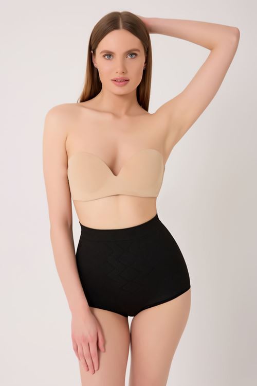 Leswear Yüksek Bel Slip Seamless Korse Basen Toparlayıcı Bel İnceltici Kalça Sıkılaştırıcı