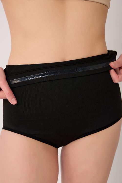 Leswear Yüksek Bel Slip Seamless Korse Basen Toparlayıcı Bel İnceltici Kalça Sıkılaştırıcı