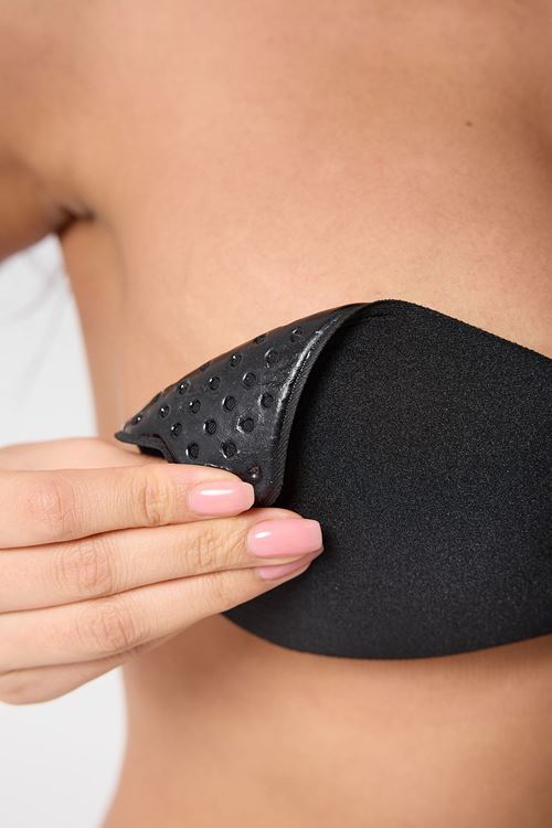 Leswear Bağcıklı Göğüs Bandı, Dekolte Sütyeni, Göğüs Dikleştirici, Toparlayıcı Silikon Sütyen, Göğüs Ucu Kapatıcı