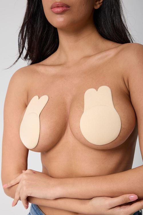 Leswear Yapışkanlı Göğüs Bandi Silikon Sütyen Ten Rengi Göğüs Kapatıcı