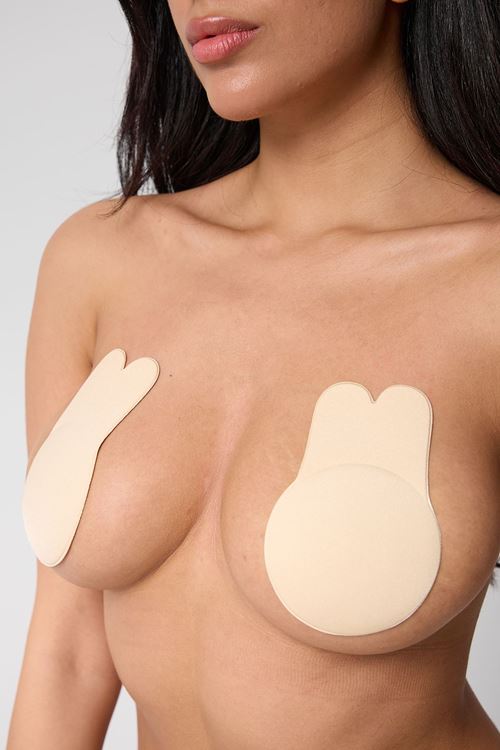 Leswear Yapışkanlı Göğüs Bandi Silikon Sütyen Ten Rengi Göğüs Kapatıcı