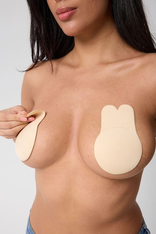 Leswear Yapışkanlı Göğüs Bandi Silikon Sütyen Ten Rengi Göğüs Kapatıcı