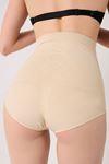Leswear Yüksek Bel Slip Seamless Ten Rengi Korse Basen Toparlayıcı Bel İnceltici Kalça Sıkılaştırıcı